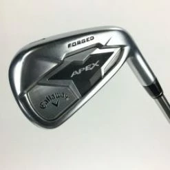 USED RIGHT HAND CALLAWAY APEX FORGED IRONS 5-PW REGULAR FLEX