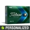 Titleist AVX Personalized Golf Balls - White