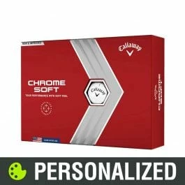 2023 Callaway Chrome Soft Personalized White Golf Balls 1 2023 Callaway Chrome Soft Personalized White Golf Balls