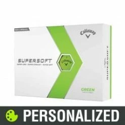 2023 Callaway Supersoft Personalized Green Golf Balls