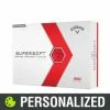2023 Callaway Supersoft Personalized Red Golf Balls