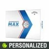 2023 Callaway Supersoft MAX Personalized White Golf Balls