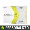 2023 Callaway Supersoft Personalized Yellow Golf Balls