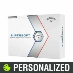 2023 Callaway Supersoft Personalized White Golf Balls