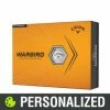 2023 Callaway Warbird Personalized White Golf Balls