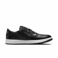 Nike Air Jordan 1 Low G Golf Shoes - Black/Black-Iron/Grey-White