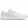 Nike Air Jordan 1 Low G Golf Shoes - White/White