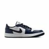 Nike Air Jordan 1 Low G Golf Shoes - White/Black-Midnight Navy