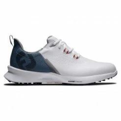 FootJoy 55441 Fuel Golf Shoes - White/Blue Fog/Red