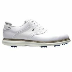 FootJoy Traditions Golf Shoe White/White/Grey 57903