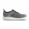FootJoy Superlites XP 58065 Golf Shoe - Grey/Green (Prior Generation)