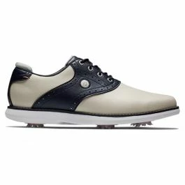 FootJoy Traditions 97922 Women's Golf Shoe - Cream/Navy 1 FootJoy Traditions 97922 Women's Golf Shoe - Cream/Navy