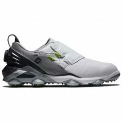 FootJoy Tour Alpha BOA Golf Shoe - White/Grey/Lime 55509