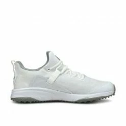 Puma Fusion Evo Golf Shoes - White/Quarry
