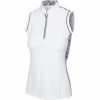 Greg Norman Mira Women's Sleeveless Zip Polo