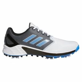 Adidas ZG21 Golf Shoes - White/Blue/Black 1 Adidas ZG21 Golf Shoes - White/Blue/Black