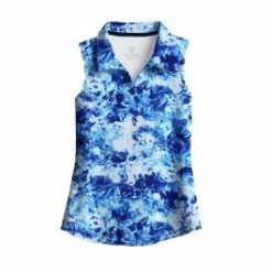 Scales Flower Tides Women's Polo
