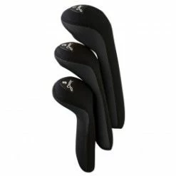 J & M Golf Stealth 3 Piece Headcover Set