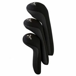 J & M Golf Stealth 3 Piece Headcover Set 1 J & M Golf Stealth 3 Piece Headcover Set