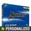 2023 Srixon Q-Star 6 Personalized Yellow Golf Balls