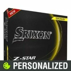 2023 Srixon Z-Star 8 Personalized Yellow Golf Balls