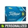 Titleist Tour Soft Personalized Yellow Golf Balls
