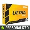 2023 Wilson Staff Ultra 500 Distance Personalized White Golf Balls - 15-Pack