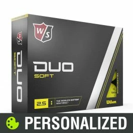2023 Wilson Staff Duo Soft Personalized Yellow Golf Balls 1 2023 Wilson Staff Duo Soft Personalized Yellow Golf Balls